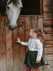 Pony print baby & child sweatshirt