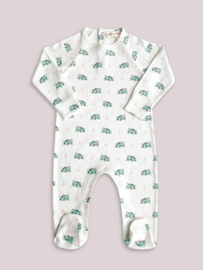 Land Rover organic cotton sleepsuit