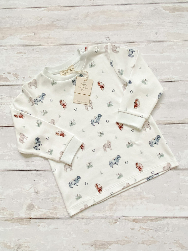 Pony print baby & child sweatshirt