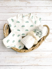 Land Rover organic cotton sleepsuit