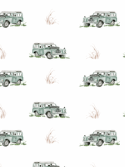 Land Rover muslin swaddle blanket