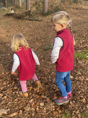 Mini Fleece Gilet - Rose